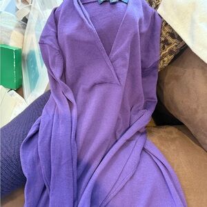 Brook Brothers Vibrant Purple and black  women’s sweaters